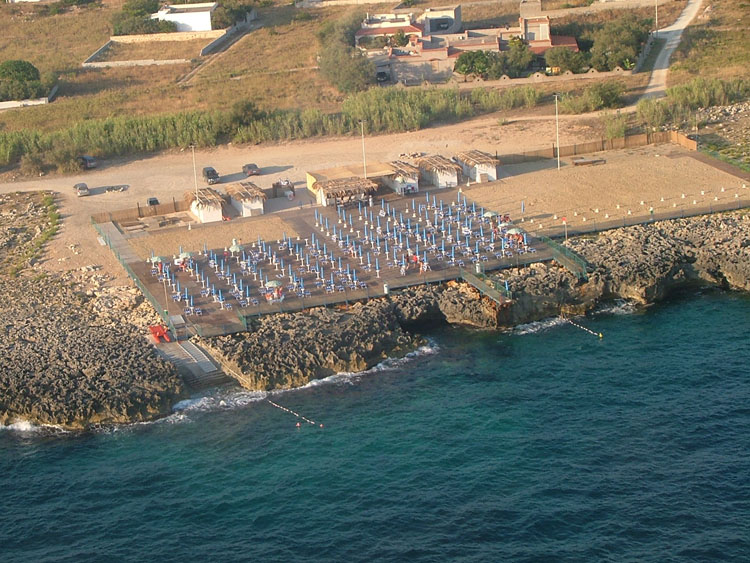 Residence Tramonti - Vista del Lido attrezzato